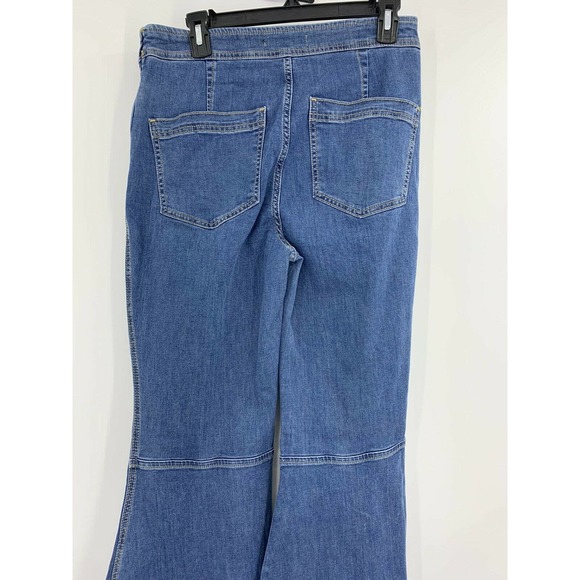 Free People Float on Flares Size 30 High Rise Women's Blue  Jeans - Picture 5 of 10